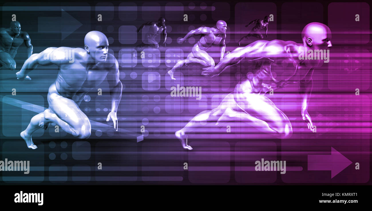 Science Futuristic Technology As A Concept Art Stock Photo Alamy
