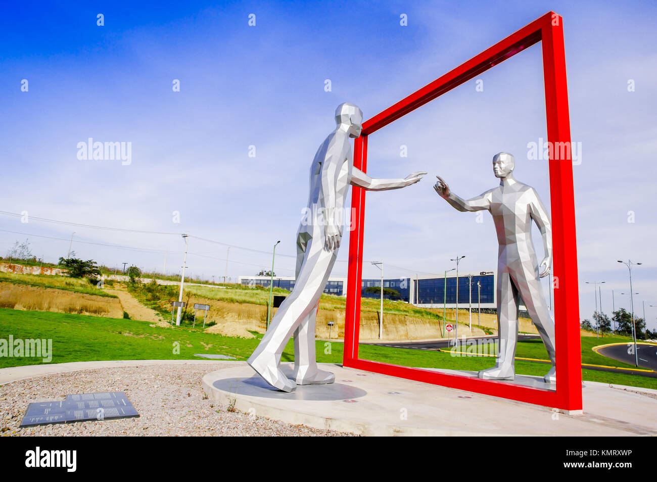 Quito, Ecuador - November 23 2017: Beautiful outdoor view of a modern