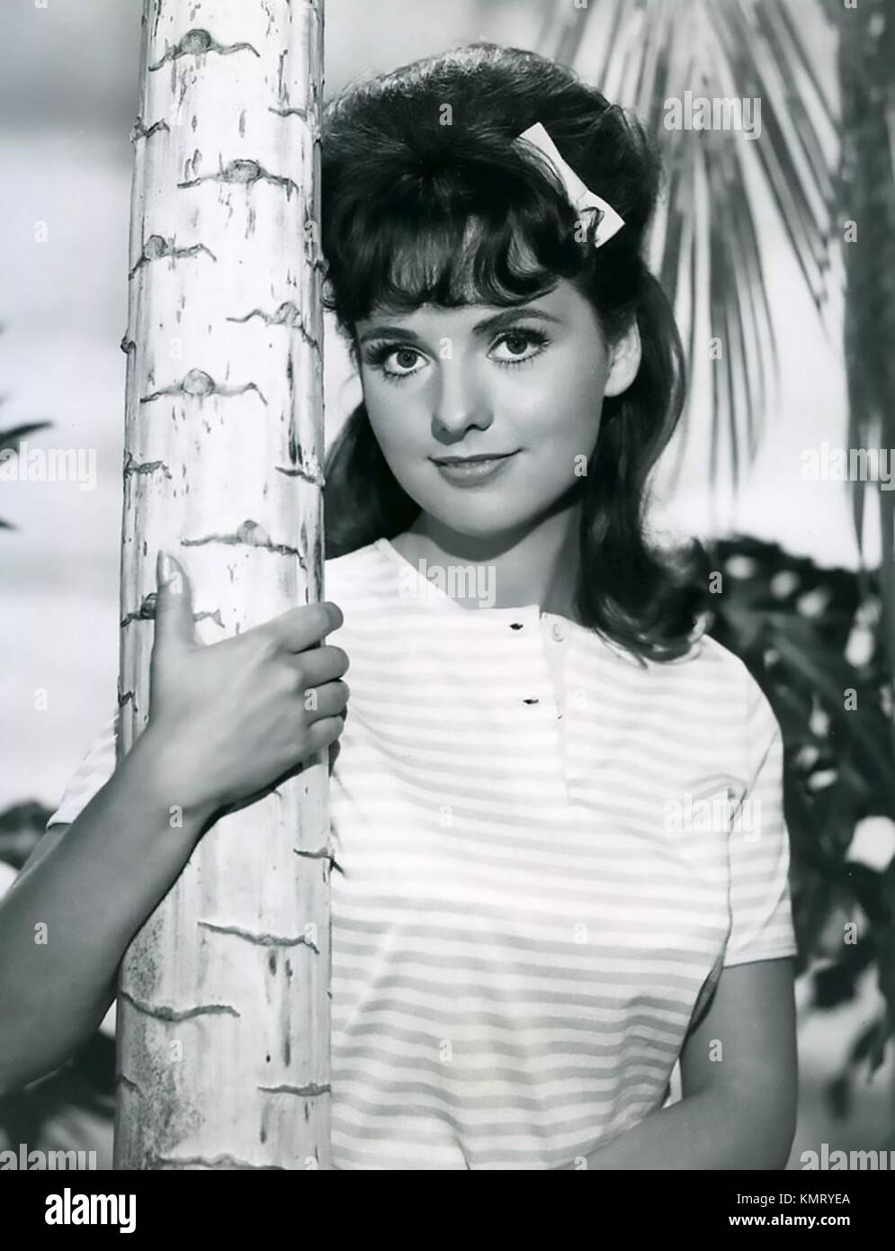 DAWN WELLS American film and TV actress as Mary Ann in the Gilligan's Island TV series in 1964 Stock Photo