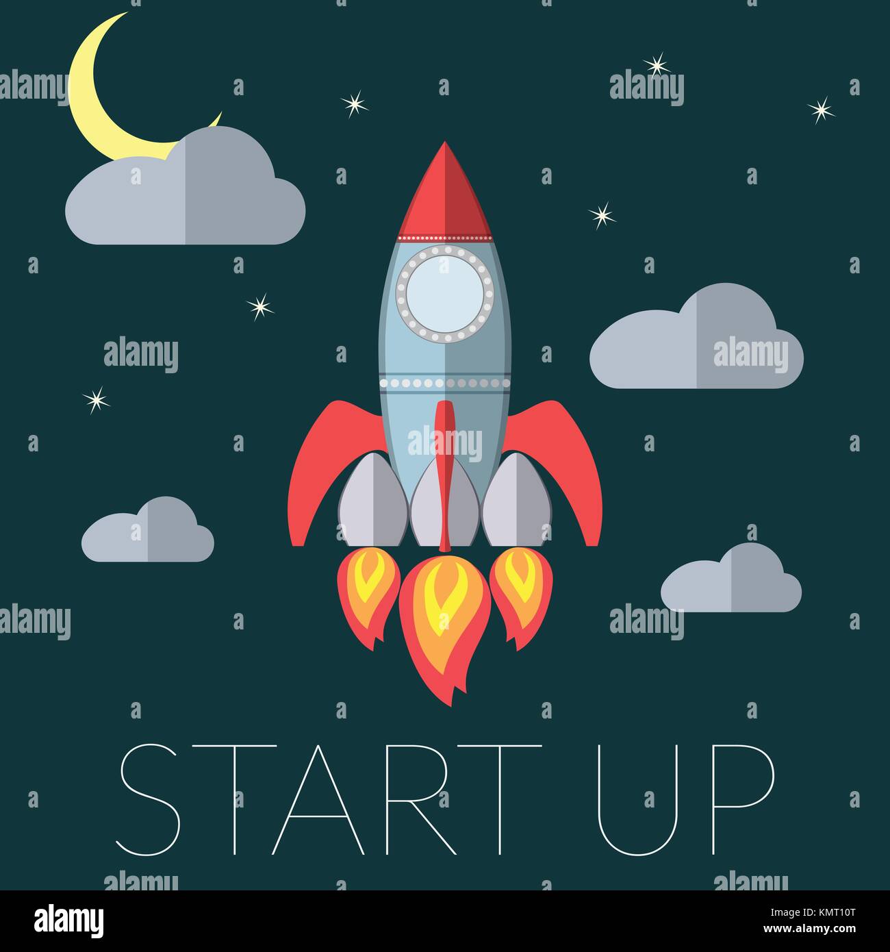 Flat design modern vector illustration concept for new business project ...