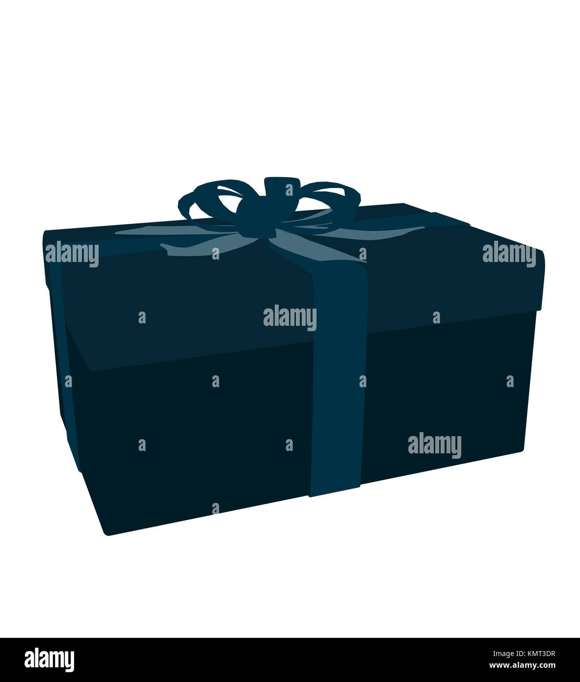 Gift box on a white background Stock Photo - Alamy