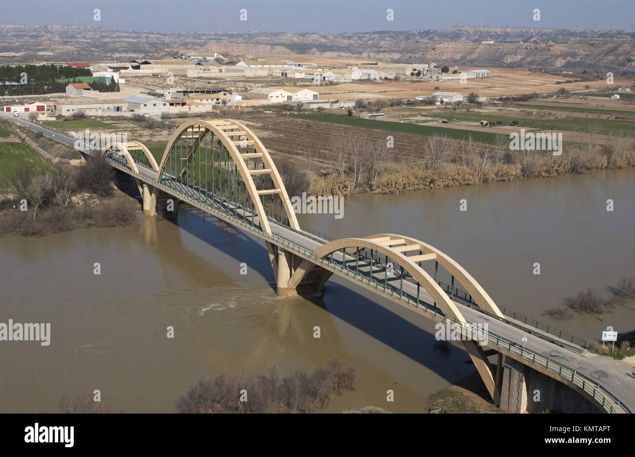 Ebro River floodings. Feb. 2003. Sástago, Zaragoza province. Spain