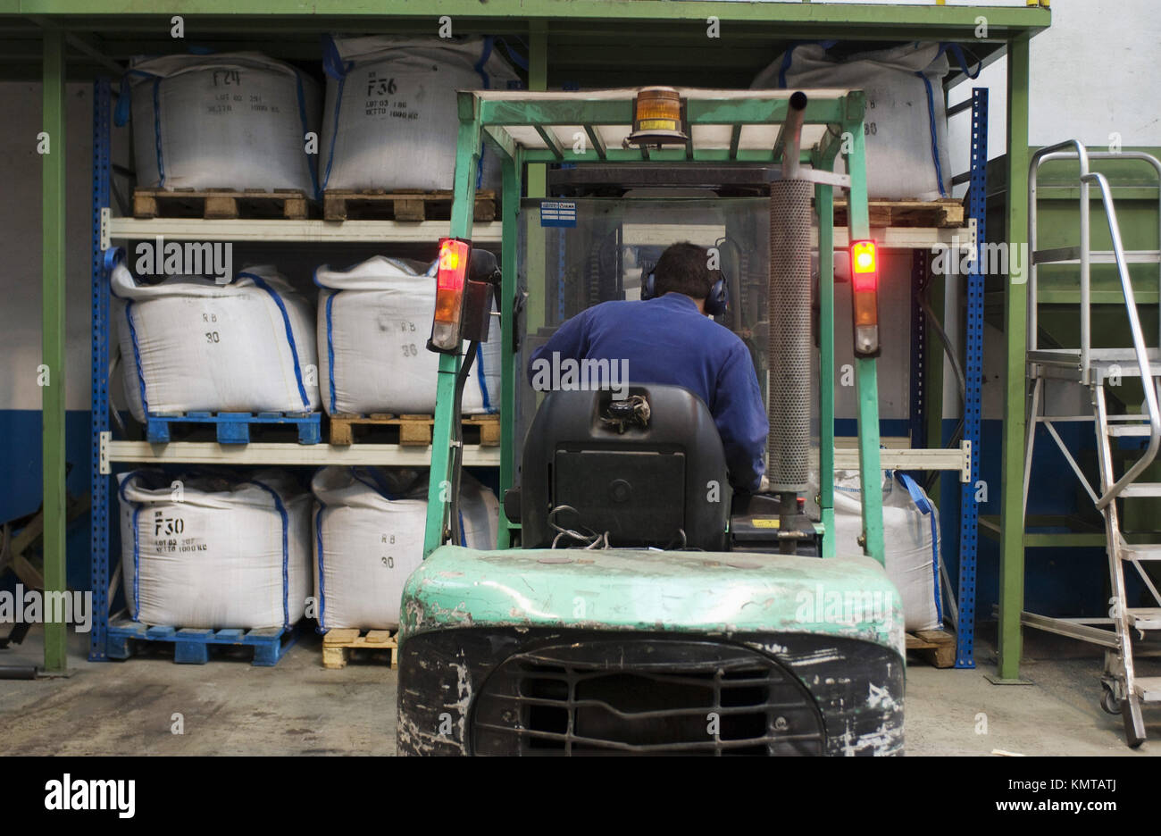Workers in Industry Stock Photo