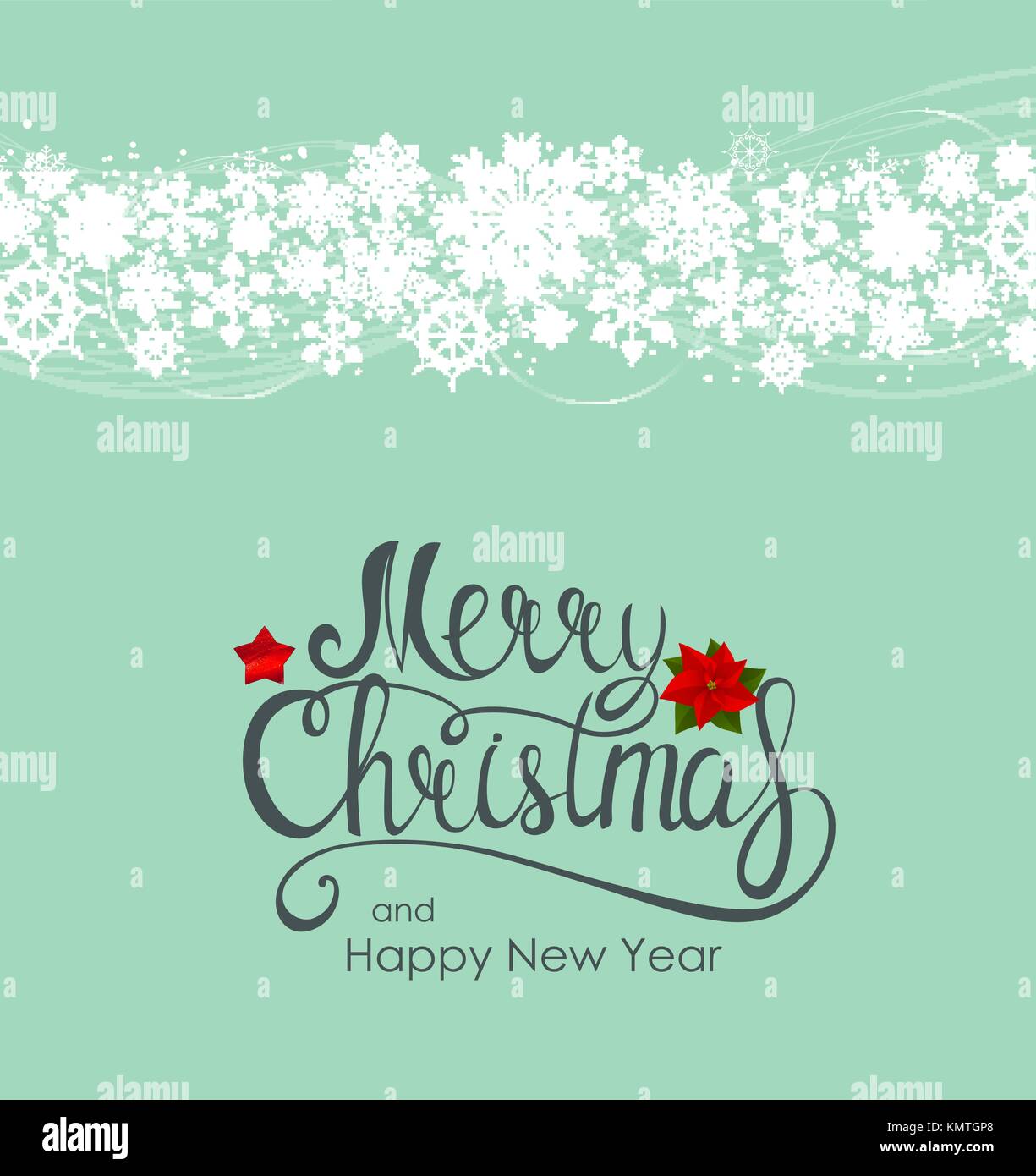Merry Christmas and New Year Background. Vector Illustration Stock ...