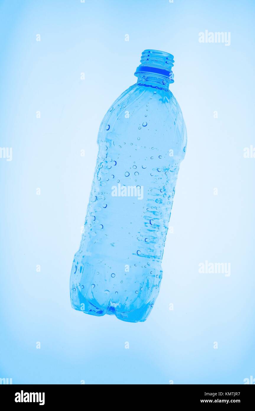 an empty clear plastic water bottle Stock Photo Alamy