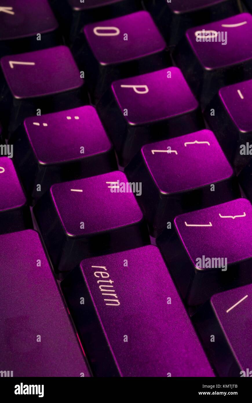 the return key on a computer keyboard Stock Photo Alamy