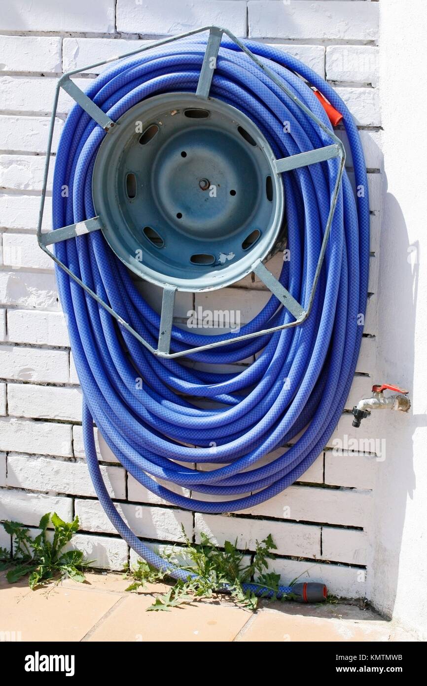 Hose in a pool Stock Photo Alamy