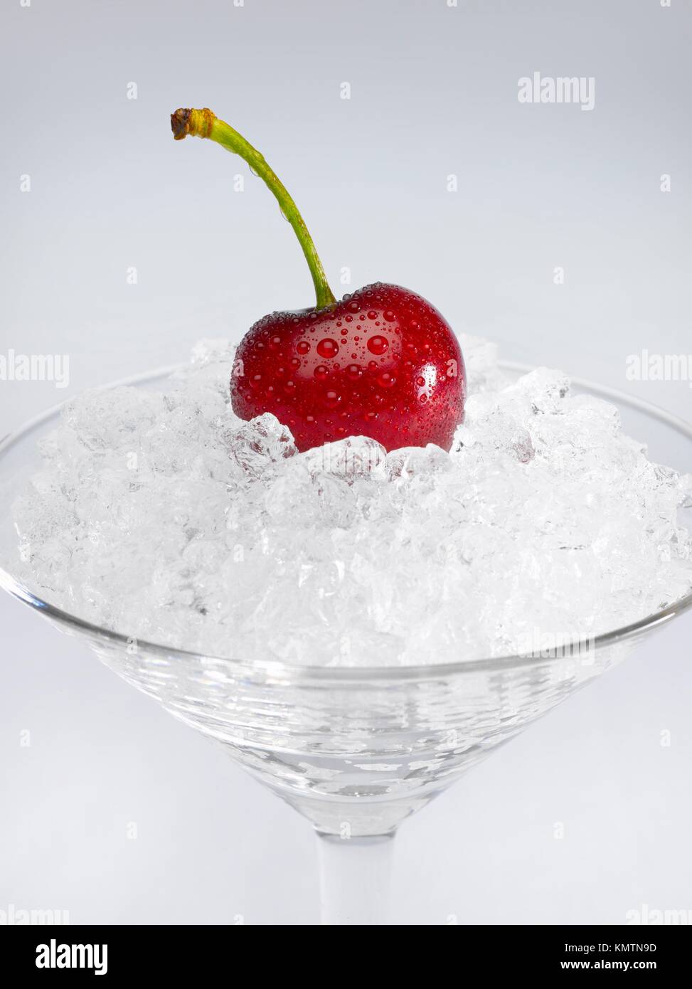 alcoholic beverage with cherry Stock Photo Alamy