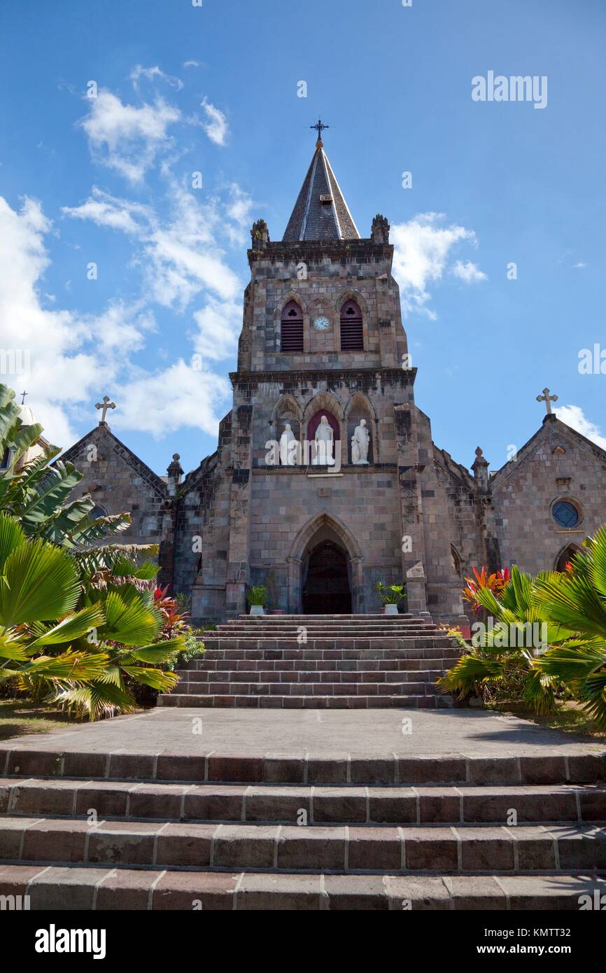 A church in Roseau, Dominica, West Indies Stock Photo Alamy