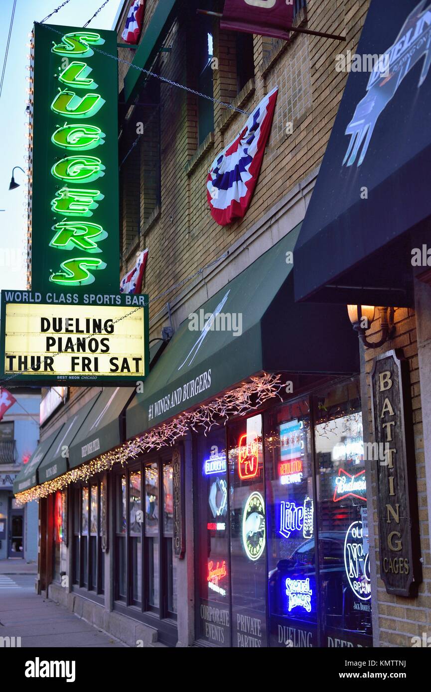 A bar and restaurant in Chicago's Wrigleyville neighborhood named for