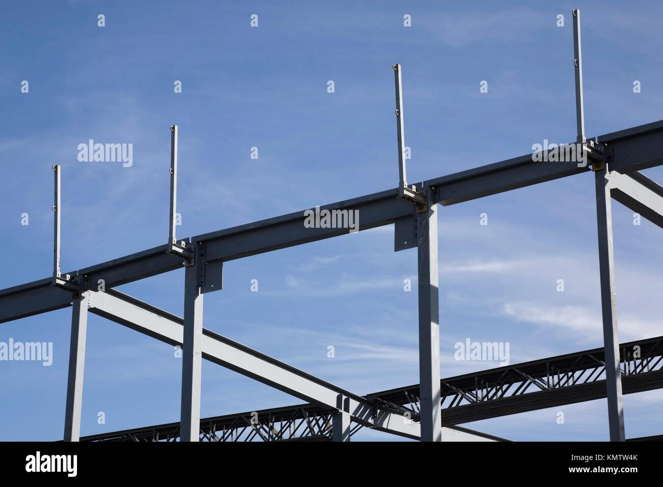Steel Beams and Girders Stock Photo Alamy