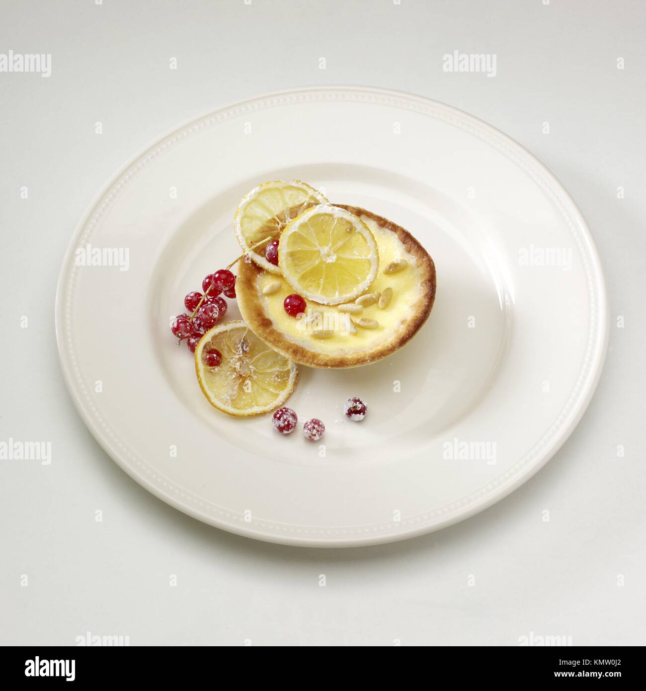 Ricotta cheese tart Stock Photo Alamy