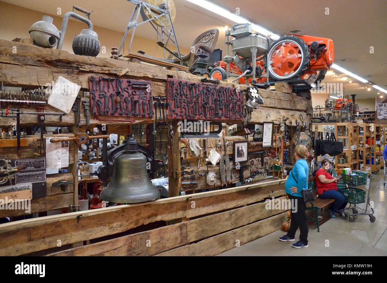 Interior of Lehman s Hardware Store, Kidron, Ohio, USA. The source of Amish goods and non
