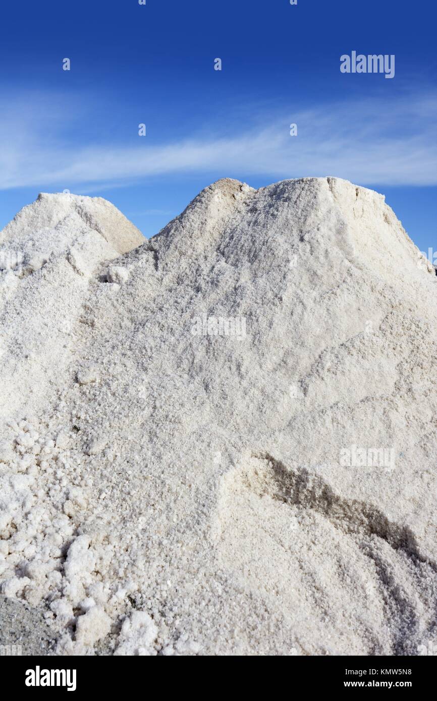 salt mountain prevention asphalt roads ice Stock Photo Alamy