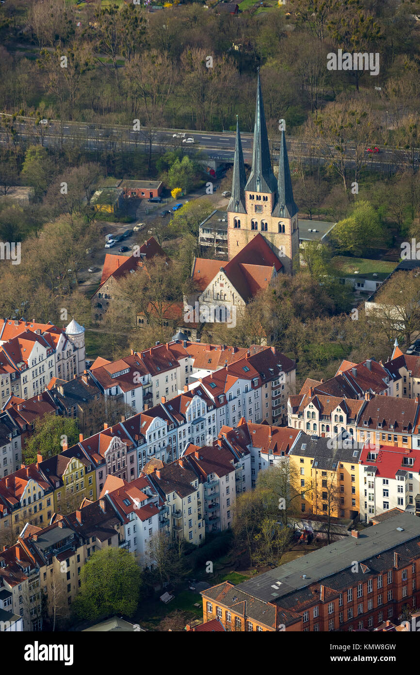 District Linden-Nord, perimeter block development, rivers Leine and ...