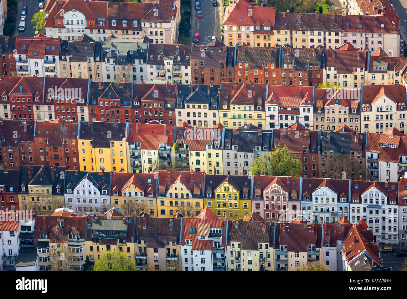 District Linden-Nord, perimeter block development, rivers Leine and ...