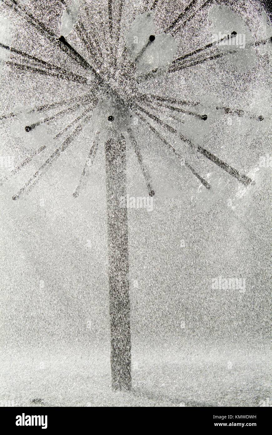 fountain in Granville Square, downtown Vancouver, BC, Canada Stock