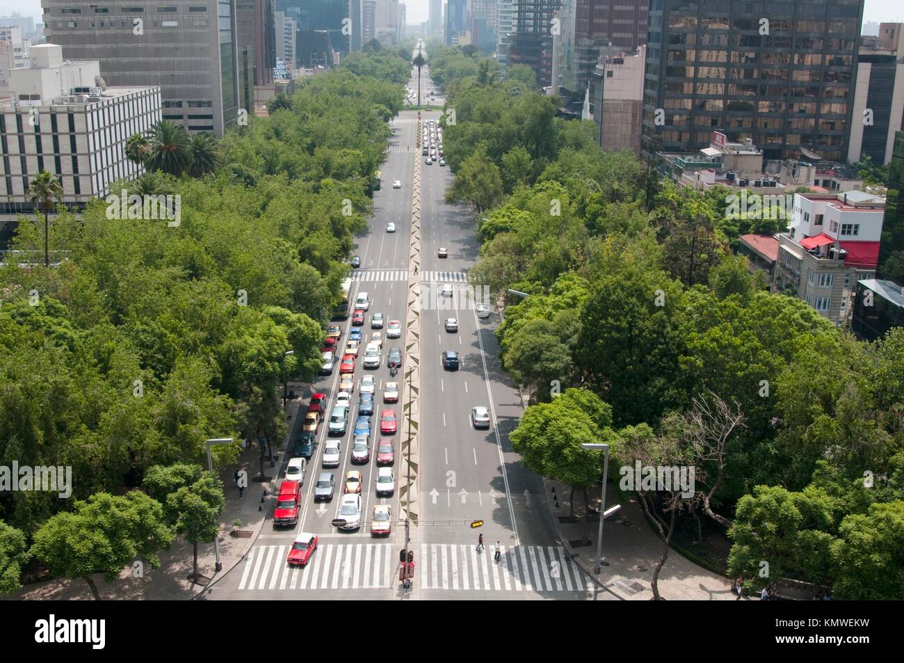 La reforma mexico city aerial hi-res stock photography and images - Alamy