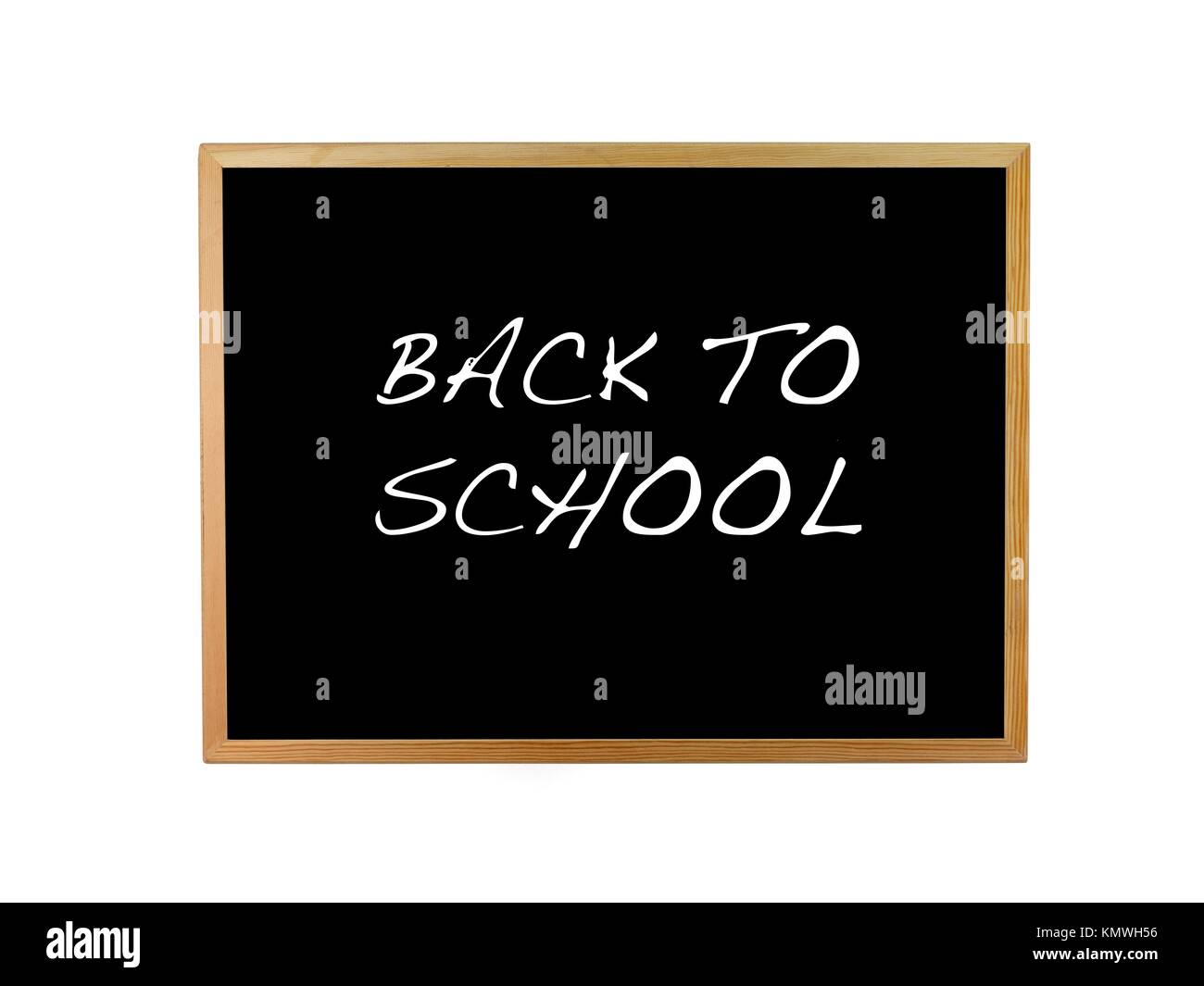 A blackboard isolated against a white background Stock Photo - Alamy