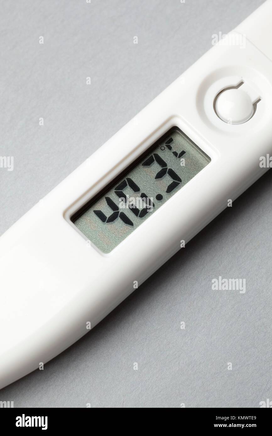 Digital Clinical Thermometer Stock Photo