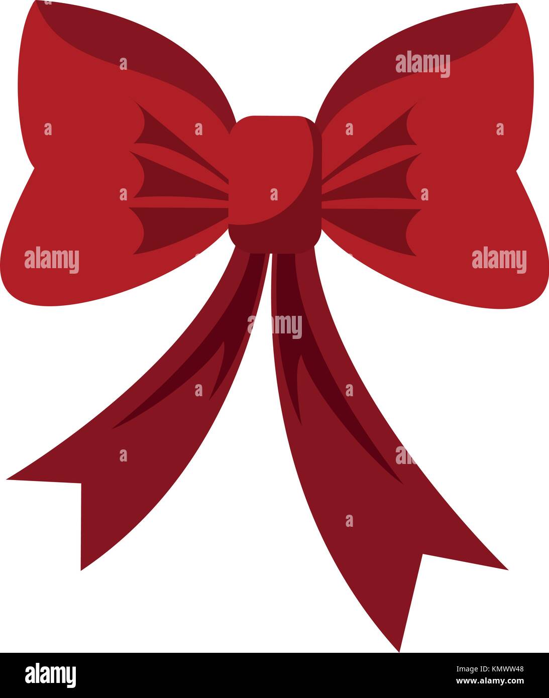Ribbon bow isolated Stock Vector Image & Art - Alamy