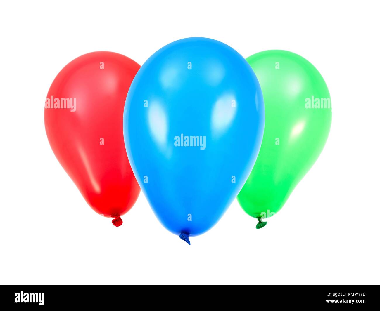Balloons isolated against a white background Stock Photo - Alamy