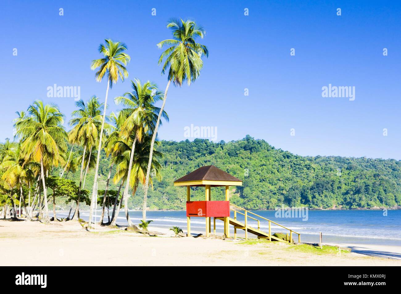 cabin on the beach, Maracas Bay, Trinidad Stock Photo Alamy