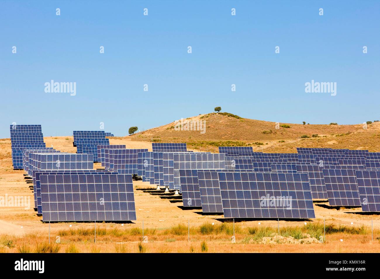 solar panels, Extremadura, Spain Stock Photo Alamy