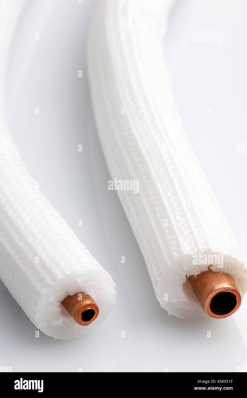 Copper pipe insulated hires stock photography and images Alamy