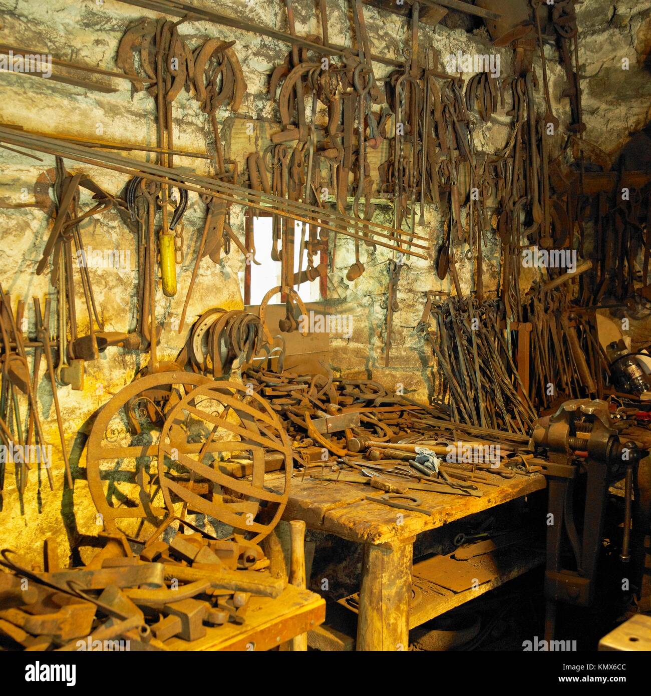 Ulster American Folk Park County Tyrone Northern Ireland Stock Photo 