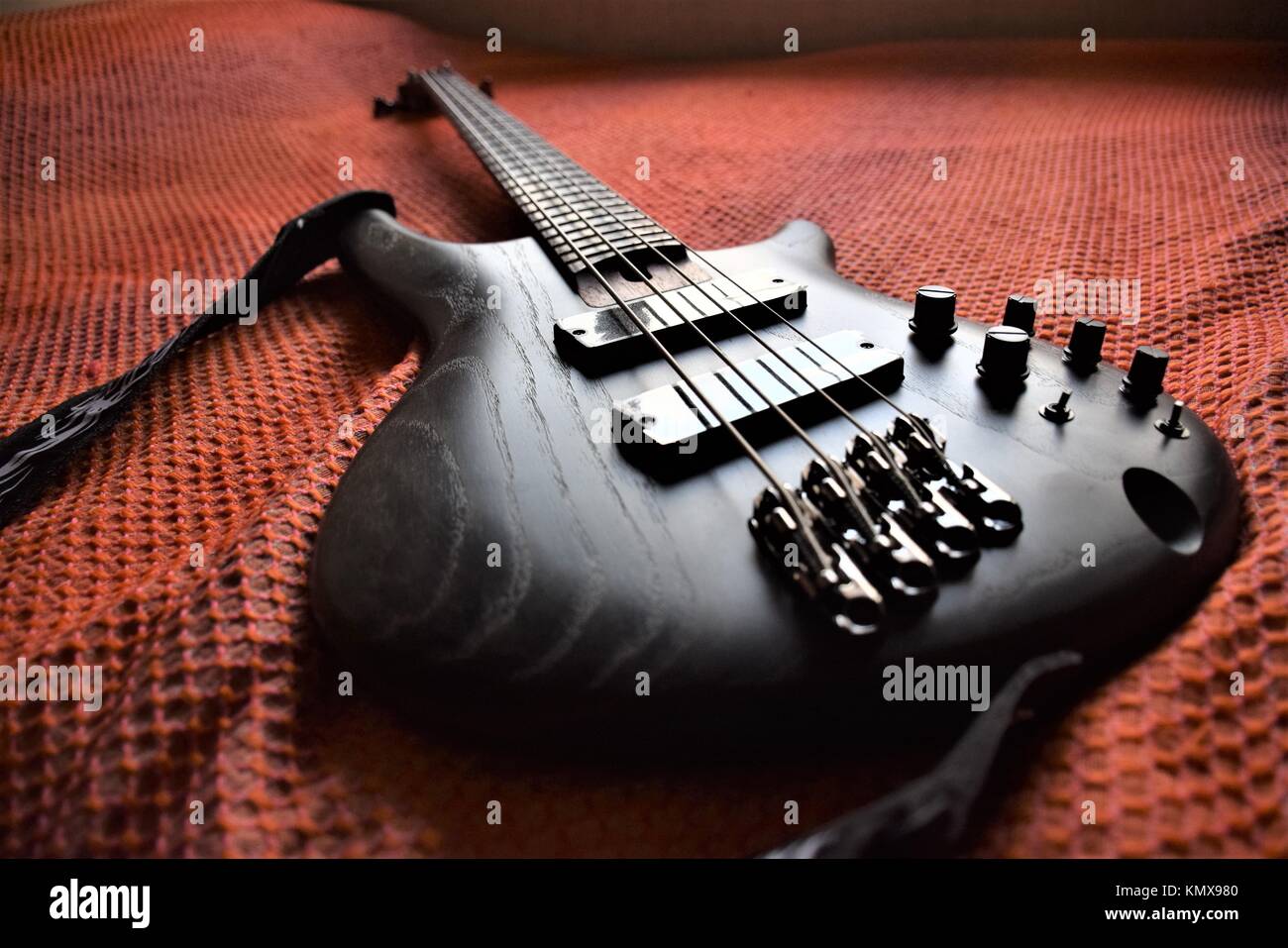 Monochromatic Bass Guitar Wall Art Photography | laque.vn