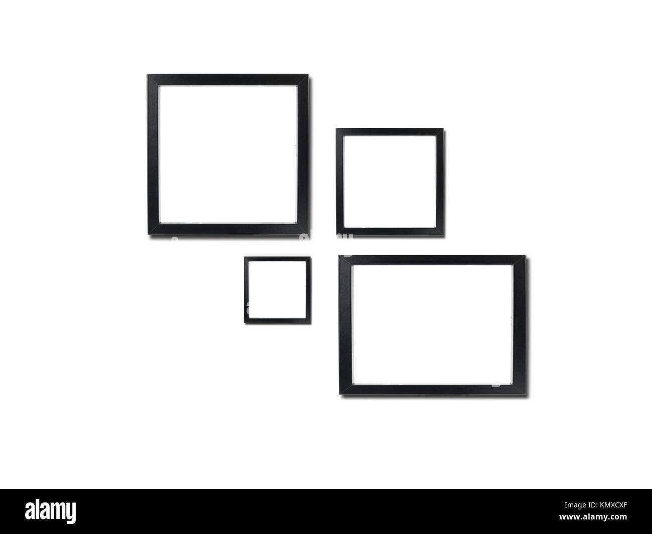 Photo frames isolated against a white background Stock Photo Alamy