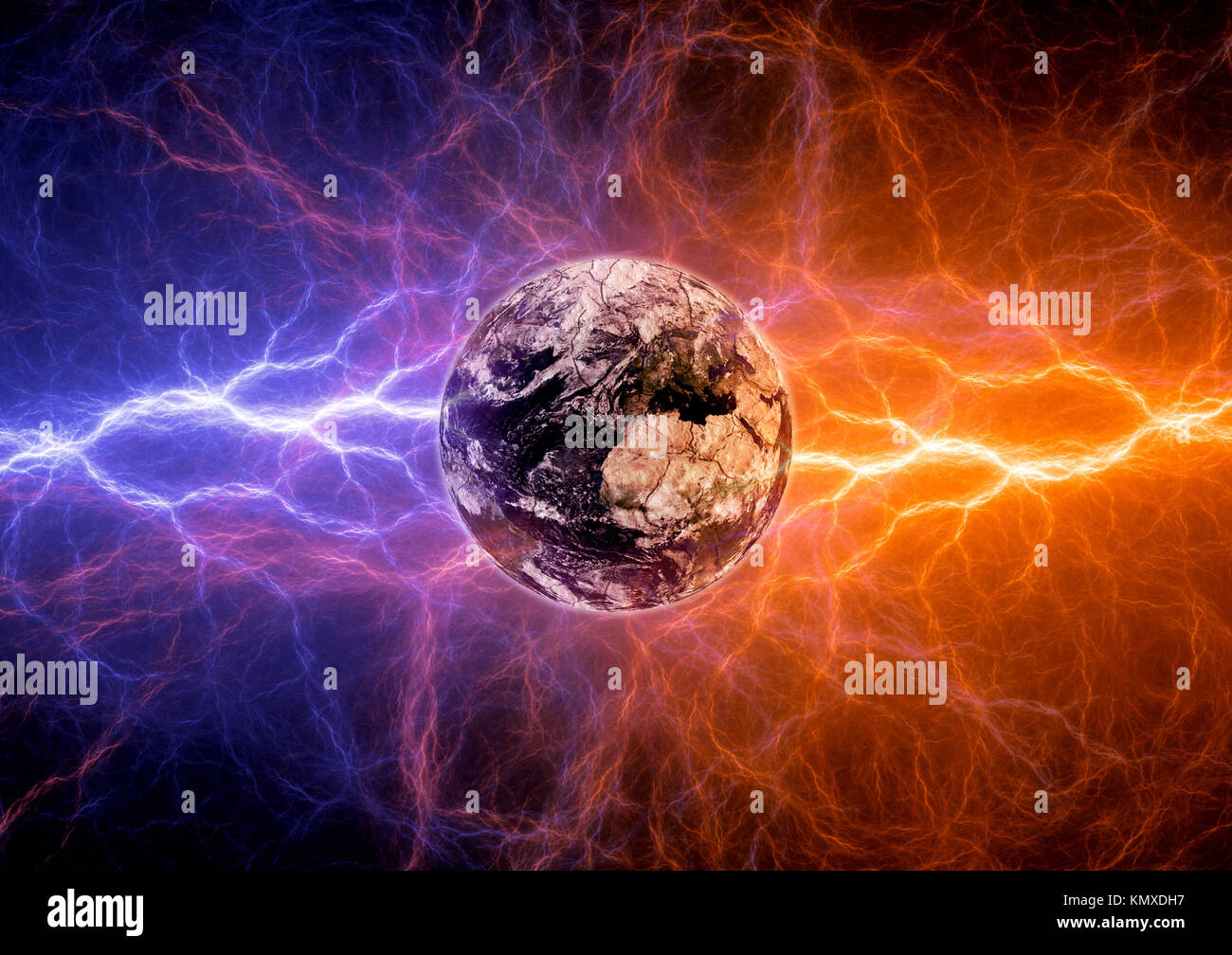 Fire and ice planet hi-res stock photography and images - Alamy
