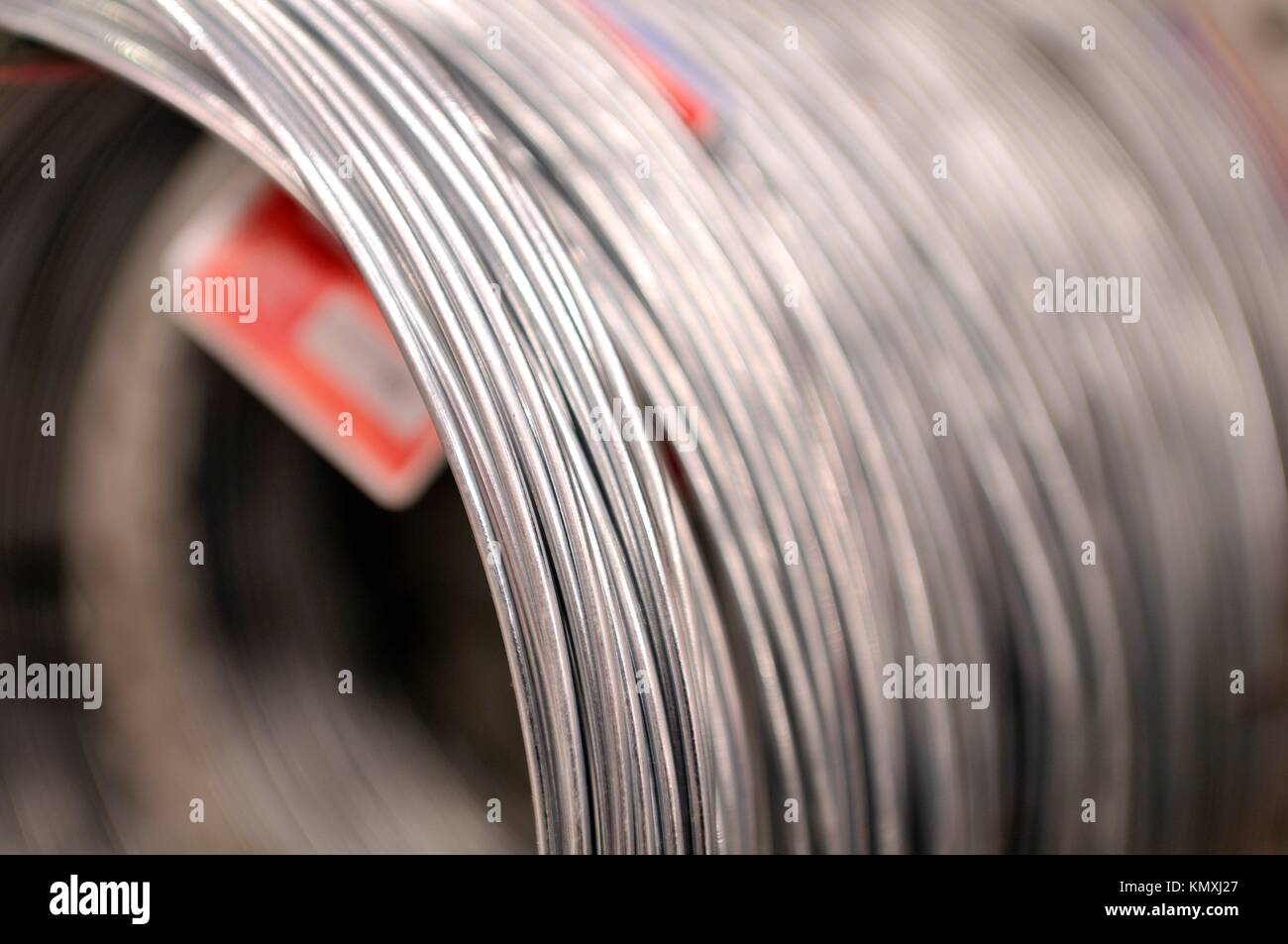 roll of wire Stock Photo Alamy