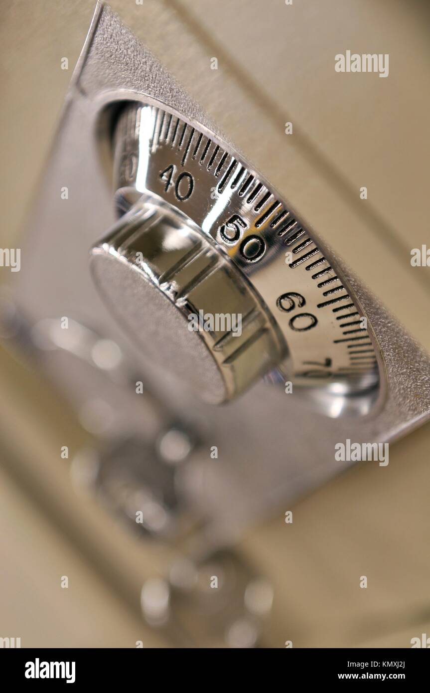 combination lock dial Stock Photo Alamy