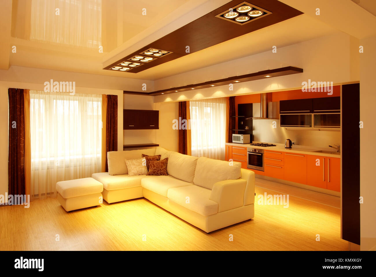Hall of Modern inhabited apartment Stock Photo Alamy