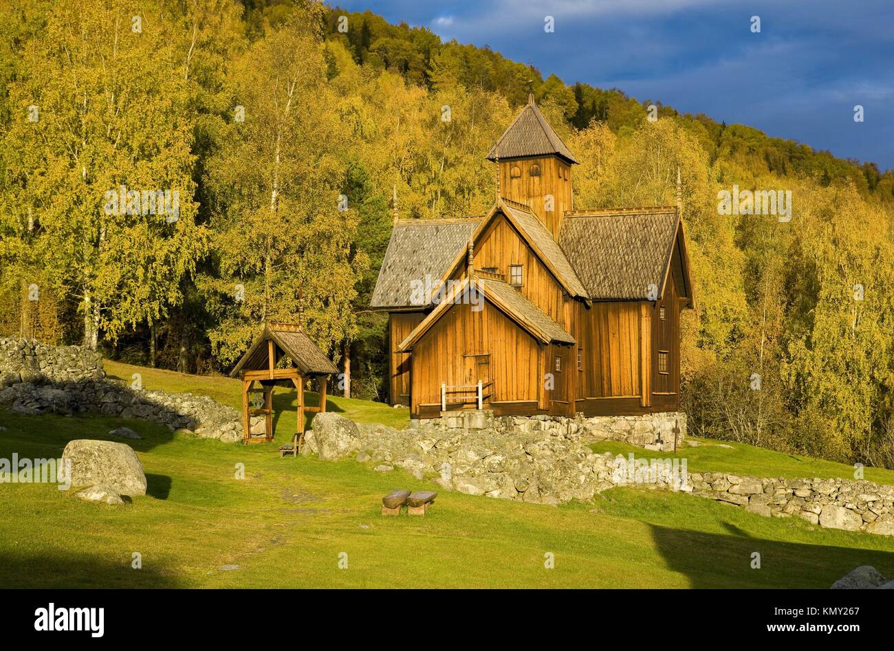 Uvdal Stavkirke, Norway Stock Photo Alamy