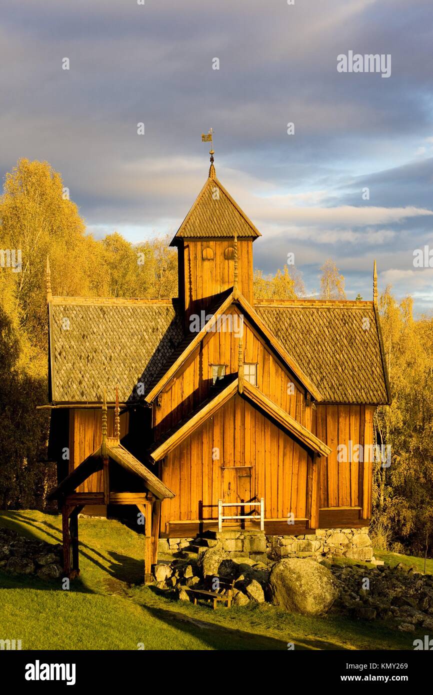 Uvdal Stavkirke, Norway Stock Photo Alamy