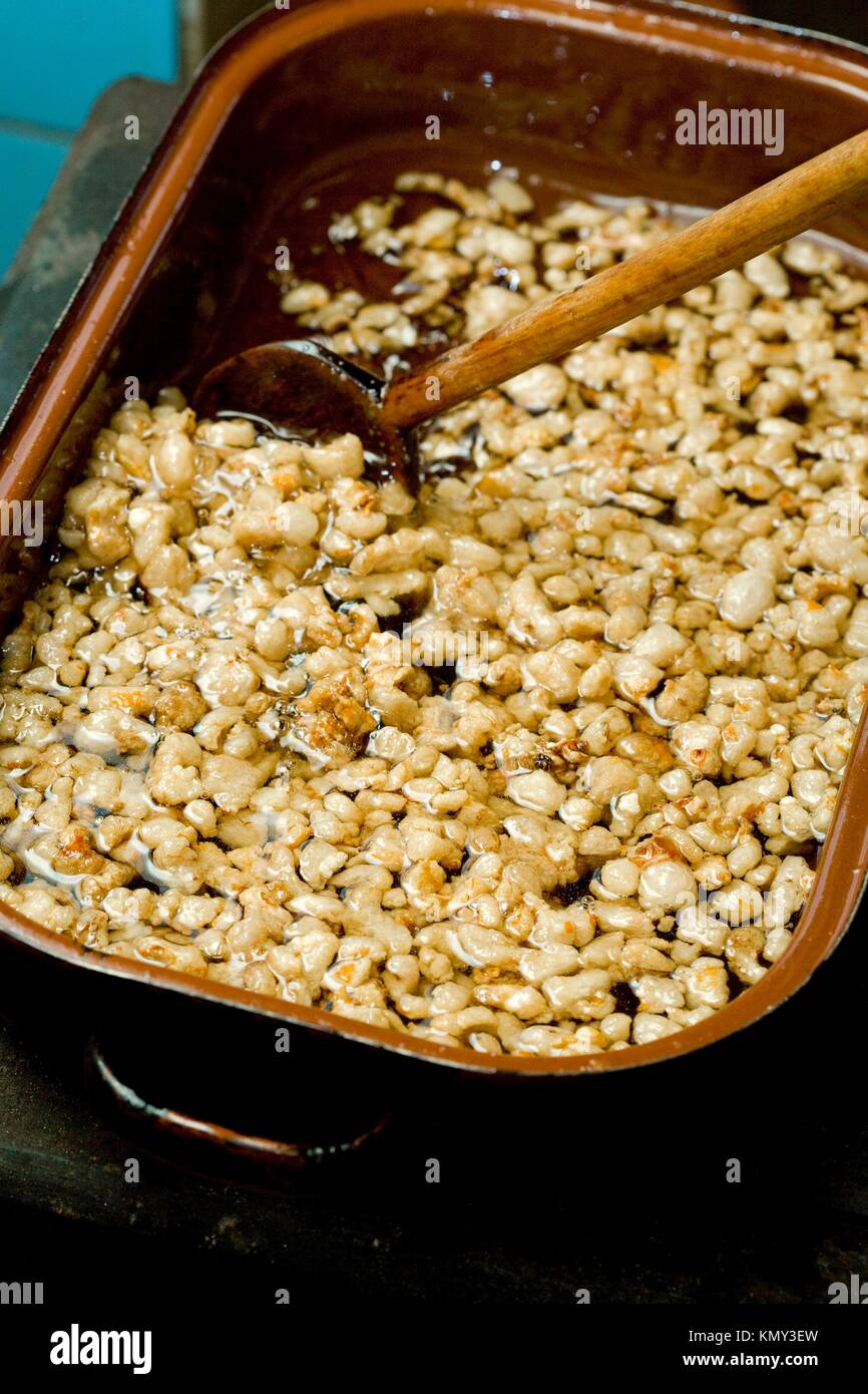 traditional pigsticking lard, Czech Republic Stock Photo Alamy