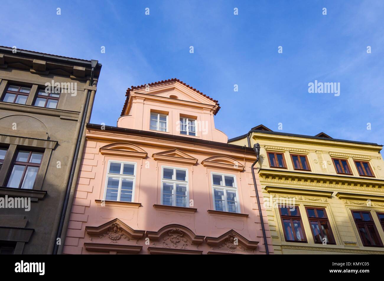 Prague Czech Republic Traditional House High Resolution Stock