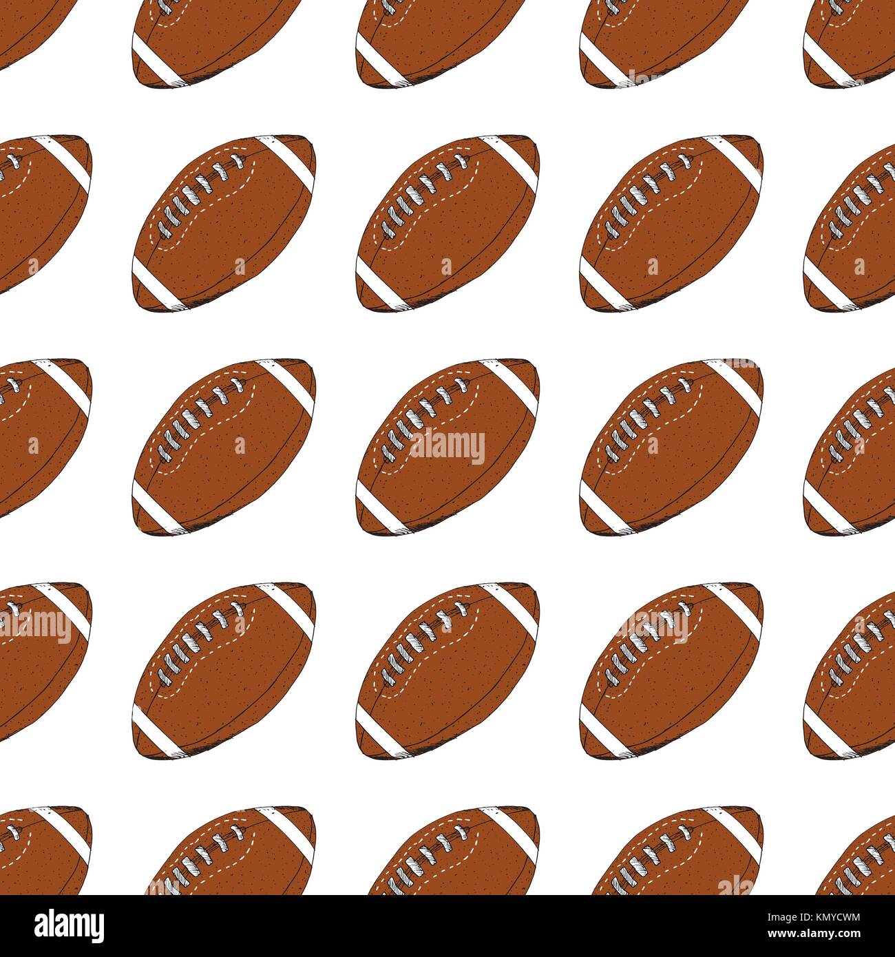 American Football Rugby Ball Print Pattern Dress