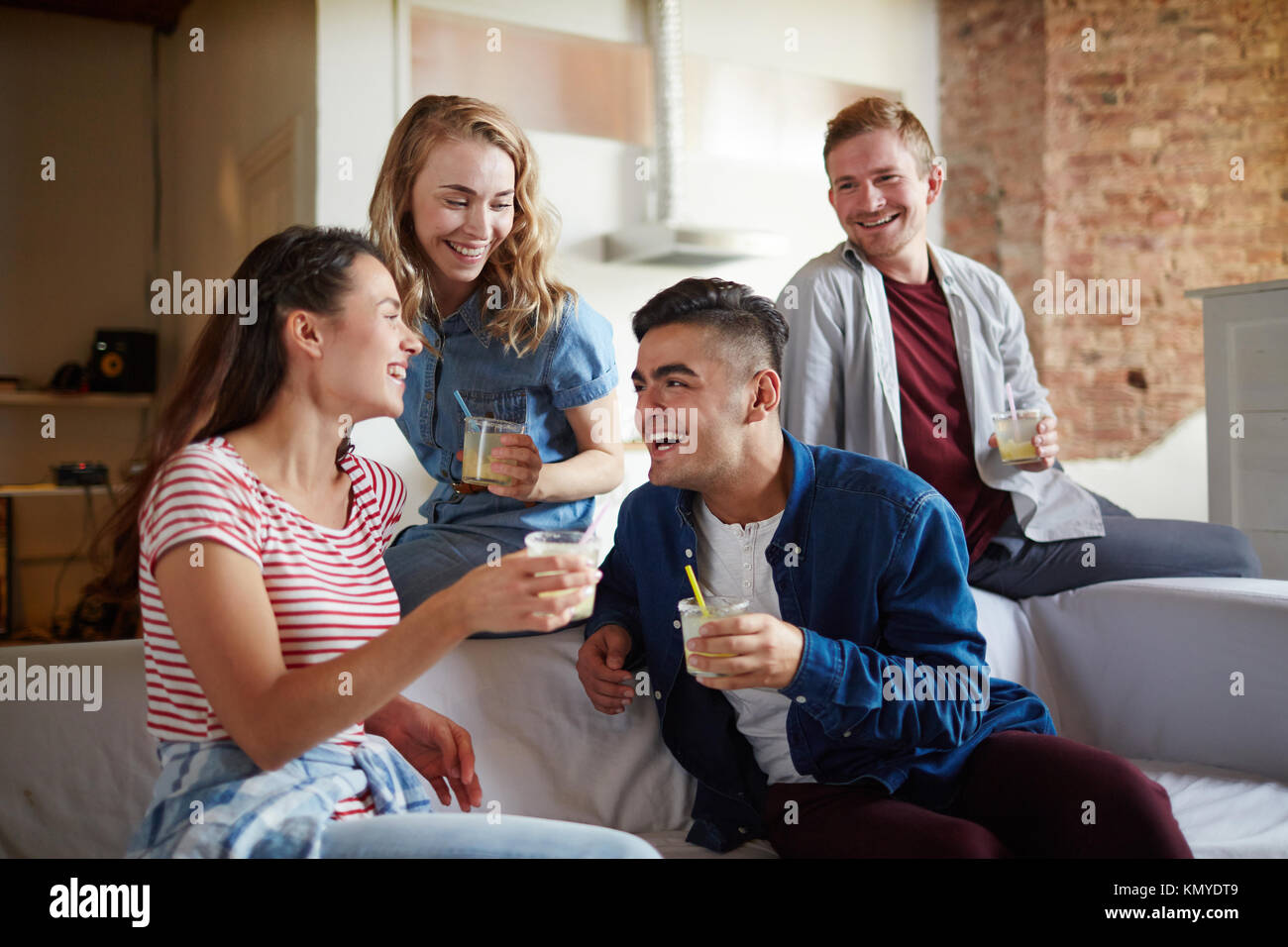 Friends Laughing Stock Photo Alamy