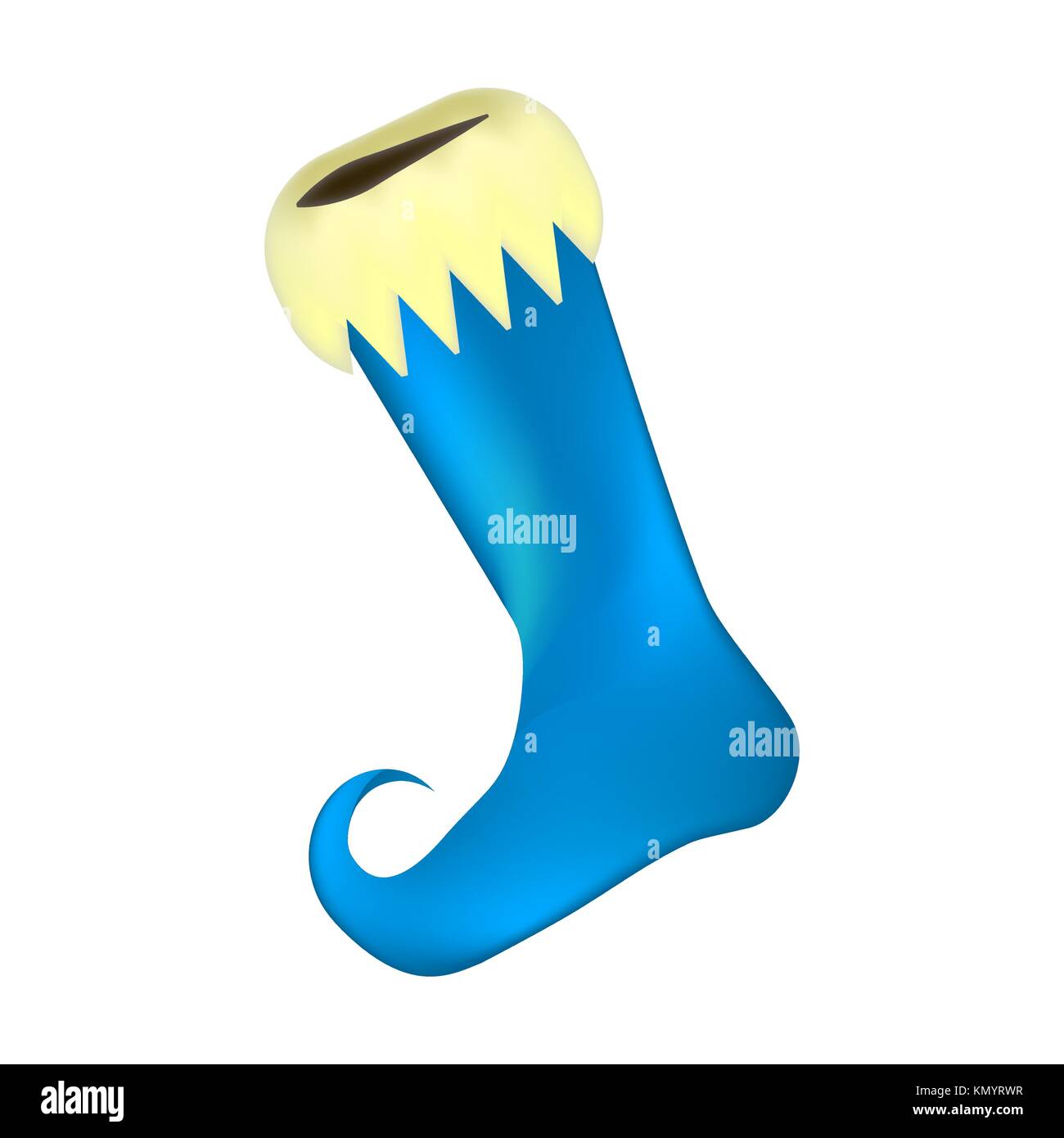 Elf shoe design isolated on white background Stock Vector Image & Art