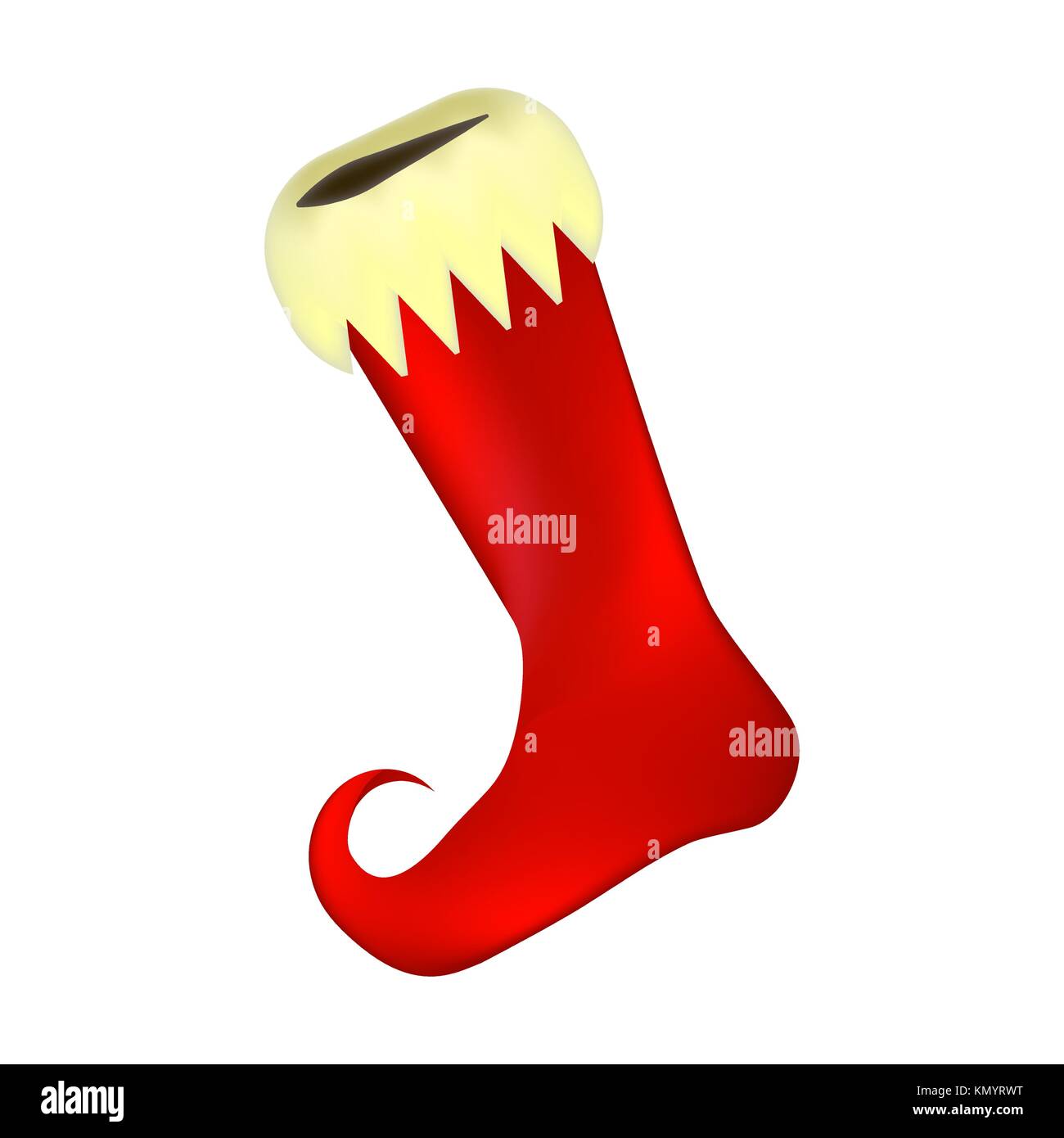 Elf shoe design isolated on white background Stock Vector Image & Art