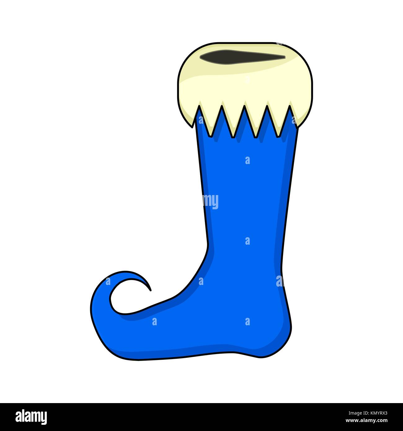 Elf shoe design isolated on white background Stock Vector Image & Art