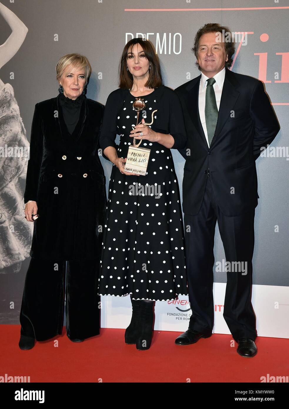 Monica Bellucci receives The Virna Lisi Award at Auditorium Parco Della