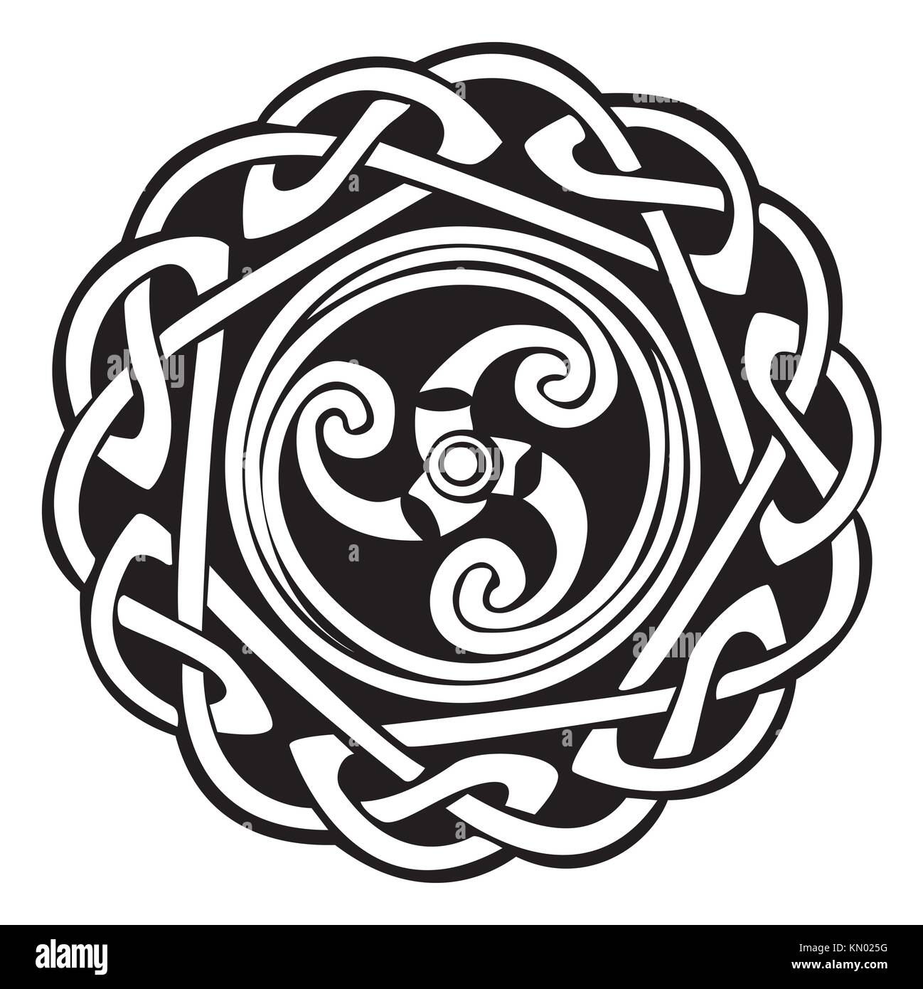 Abstract Celtic design Stock Photo