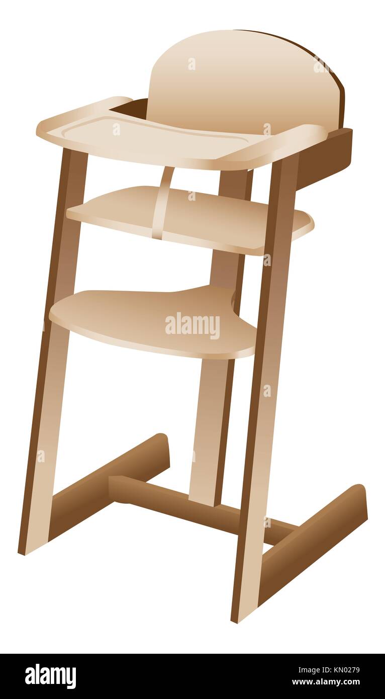 Baby or toddler high chair Stock Photo Alamy