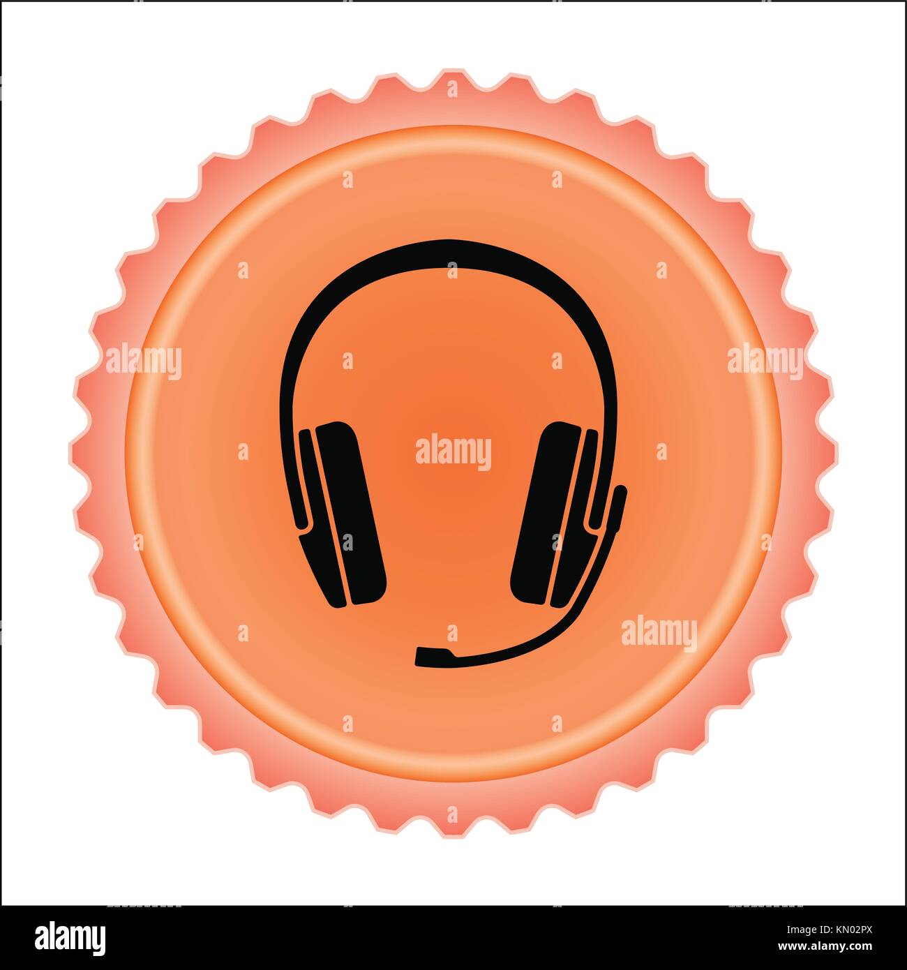 Headset vector vectors hires stock photography and images Alamy