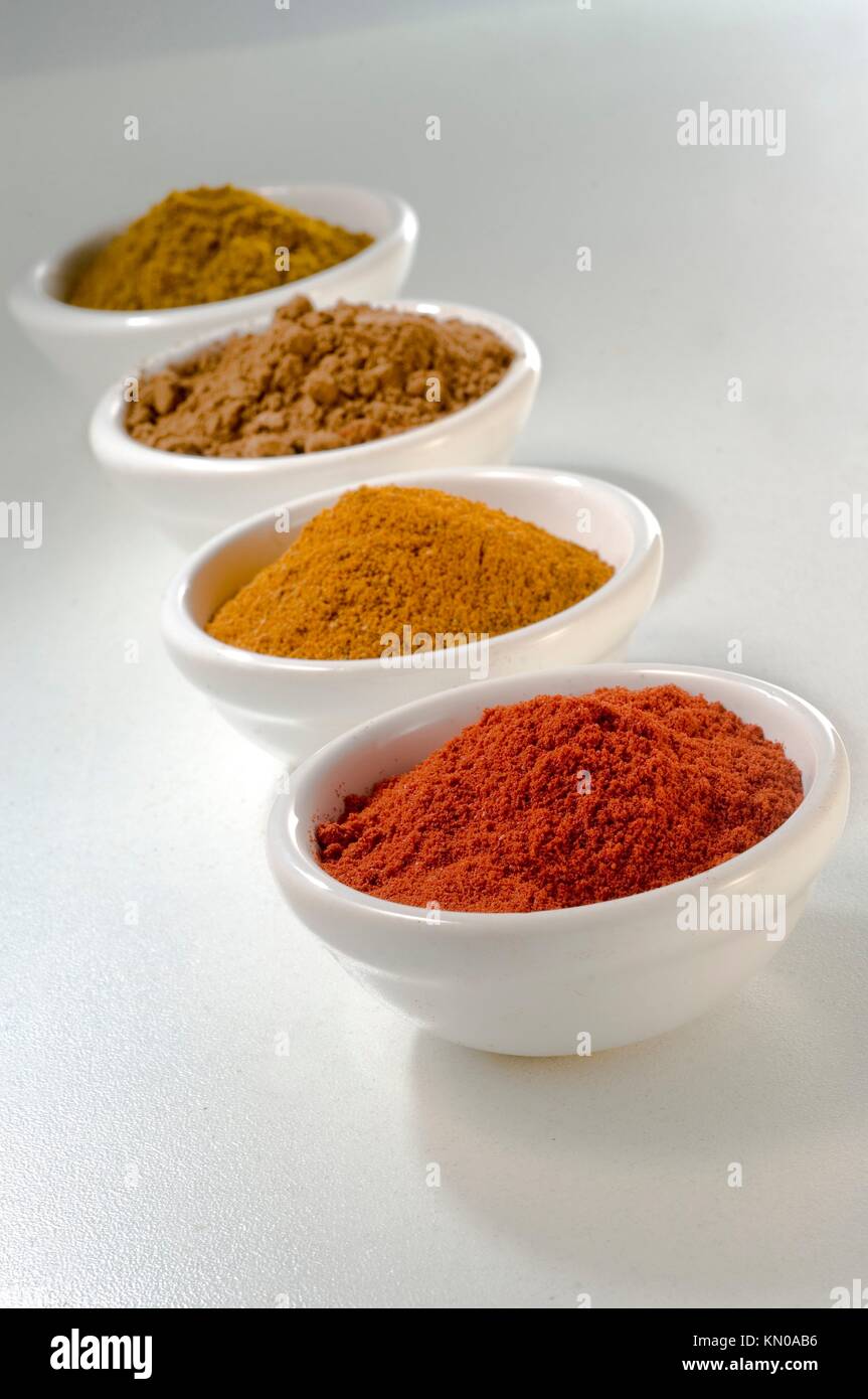 different types of paprika Stock Photo Alamy